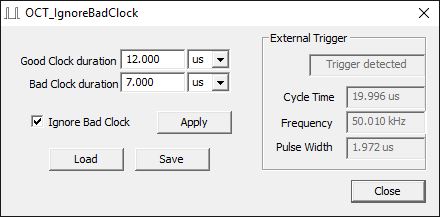 MEASURING GOOD AN BAD CLOCK DURATIONS