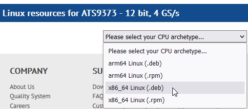 Select CPU Type