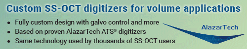 Custom SS-OCT digitizers for volume applications