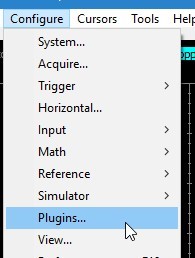 Confgure --> Plugins